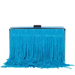 Tassel Fringed Clutch Bag & Chain