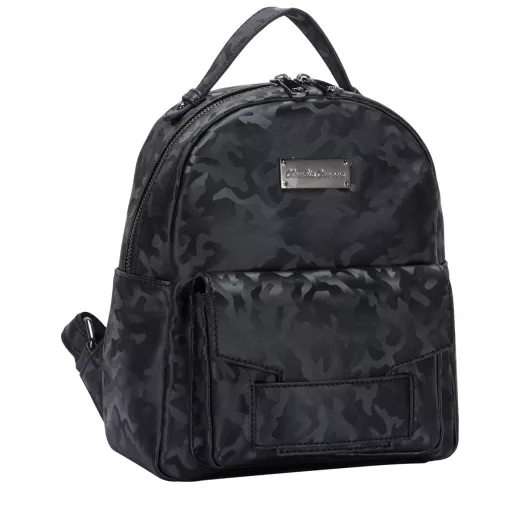 Camo Print Zipped Pocketed Backpack Model