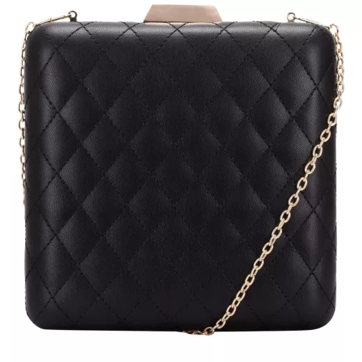 Quilted Evening Bag & Chain