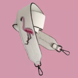 Flamingo Badge Interchangeable Bag Strap