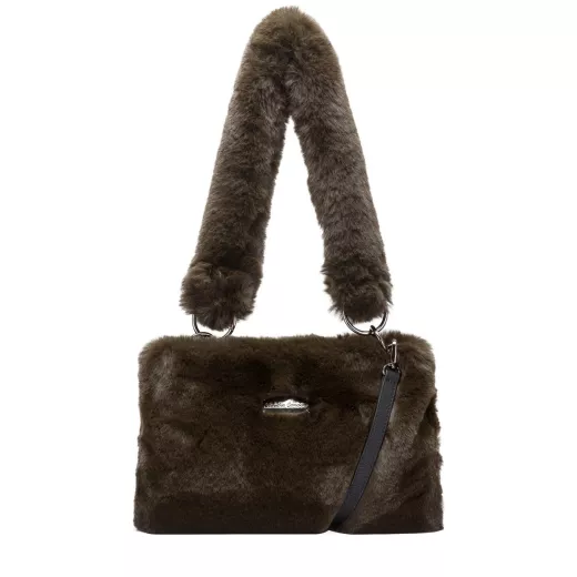 Faux Fur Cross Body / Shoulder Bag