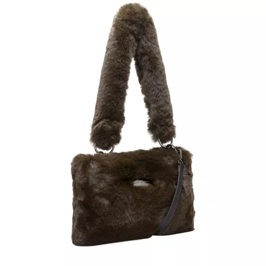 Faux Fur Cross Body / Shoulder Bag Model