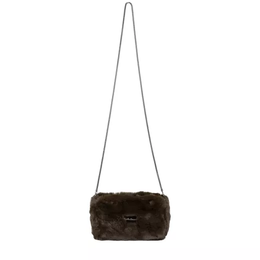 Faux Fur Evening Cross Body Model