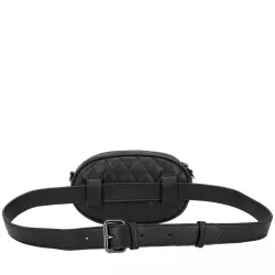 Emi Quilted Oval Shaped Belt Bag