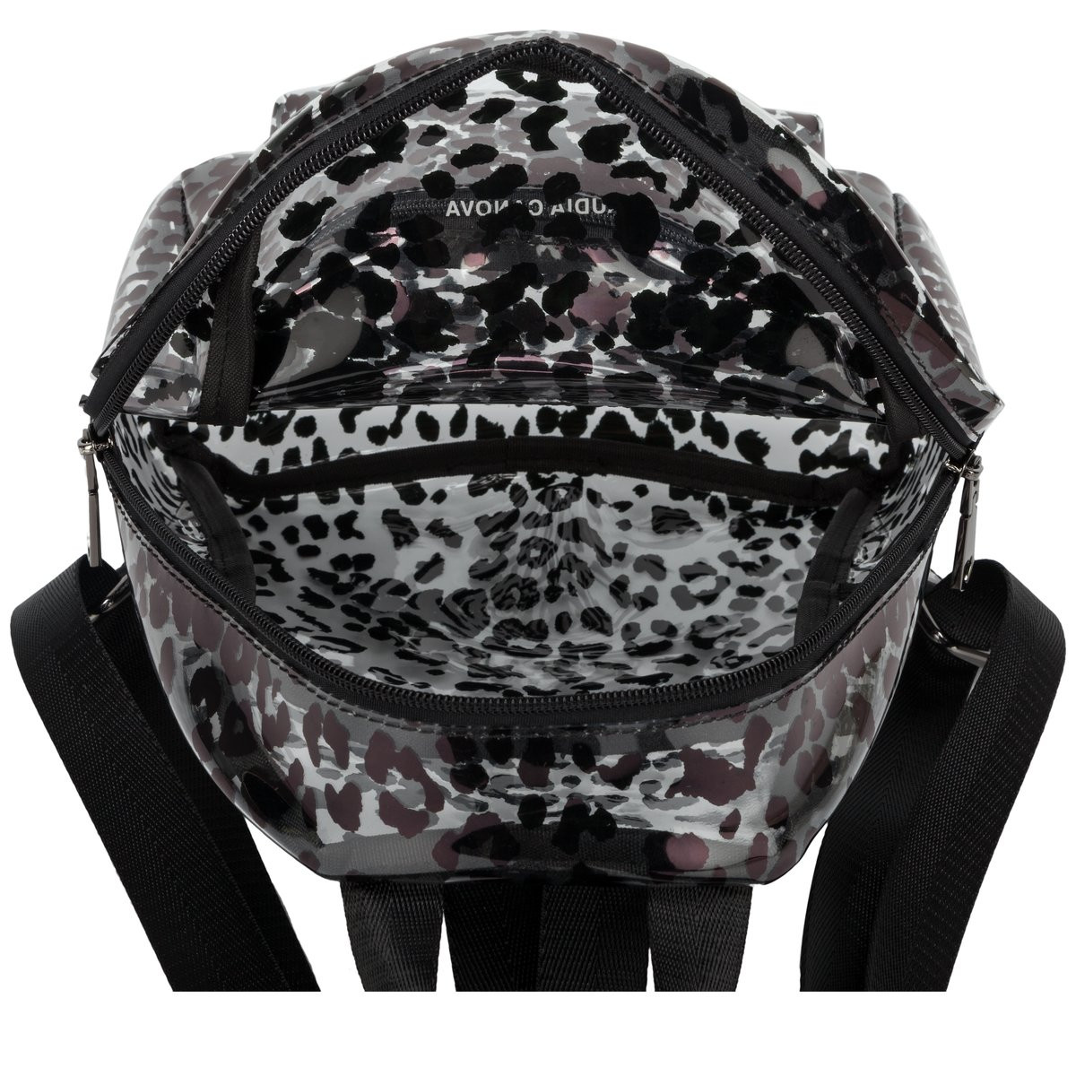 Anii XS Clear Backpack Zip Round Pkt Det