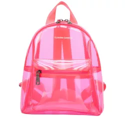 Anii Xs Clear Backpack Zip Round Pkt Det