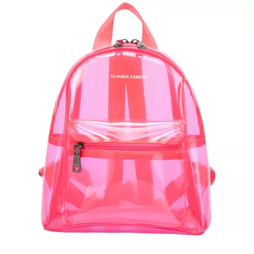 Anii Xs Clear Backpack Zip Round Pkt Det