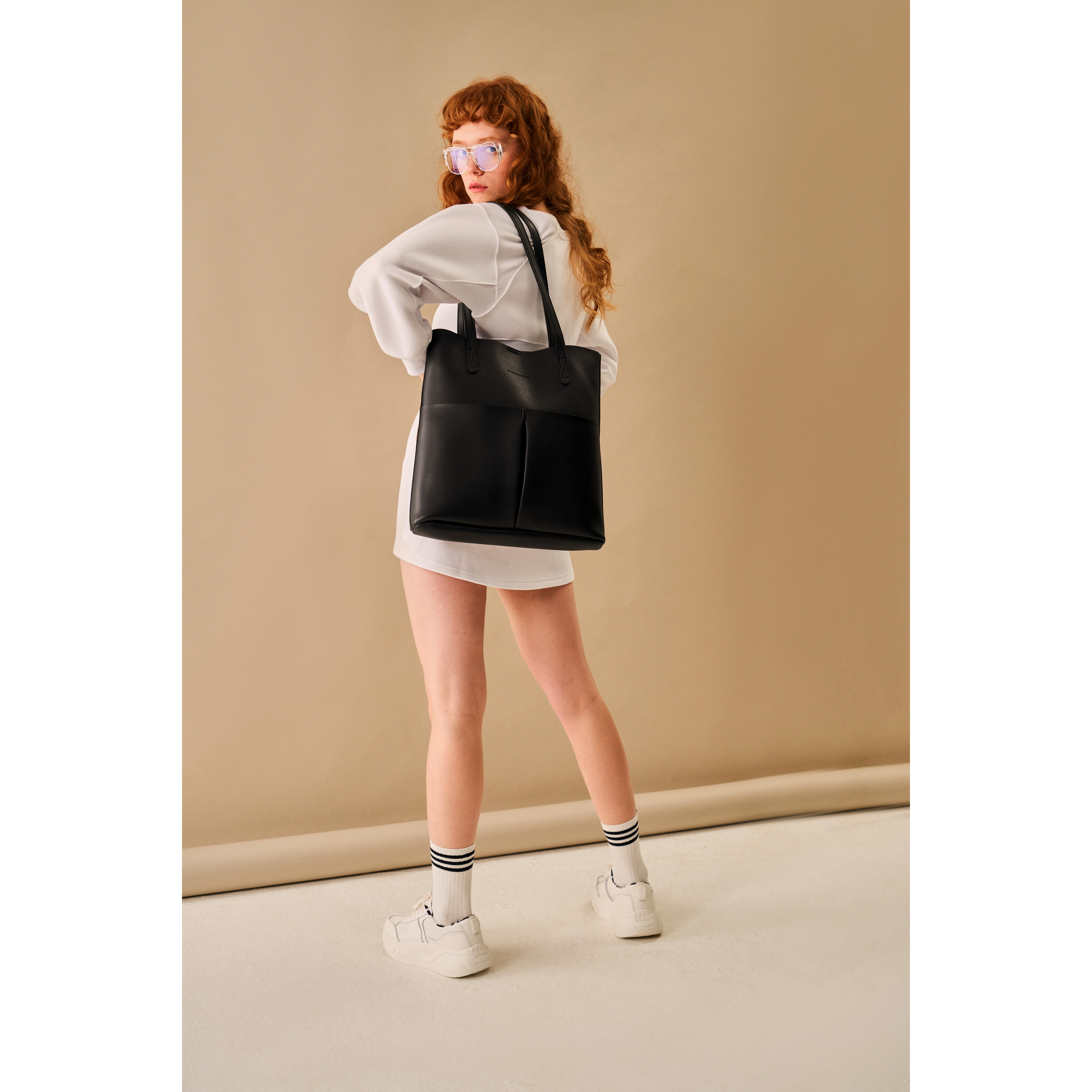 Adella Twin Strap Twin Pocketed Tote