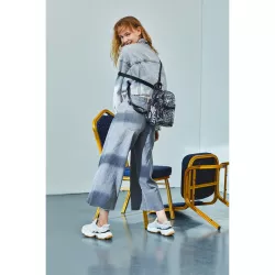 Anii XS Clear Backpack Zip Round Pkt Det