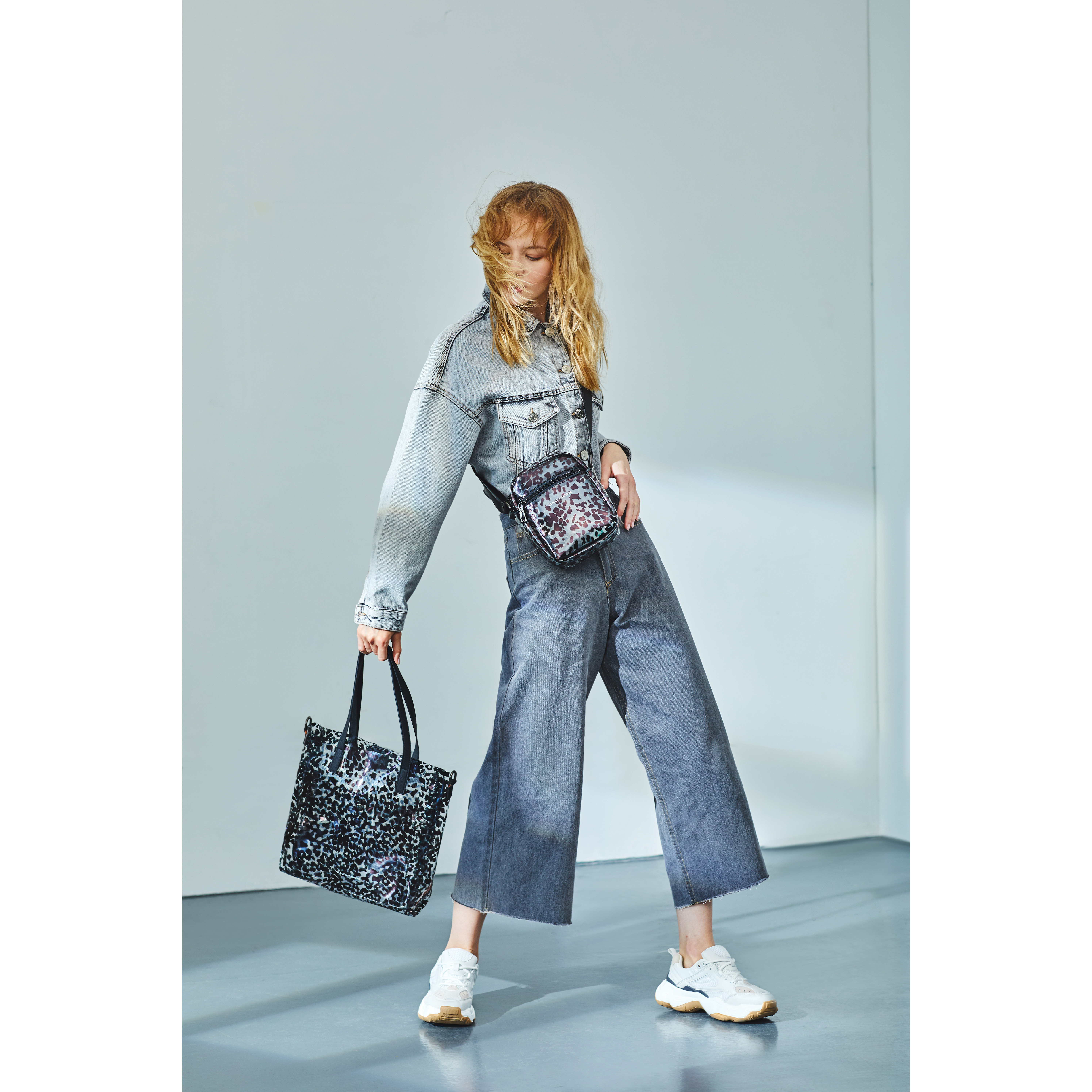 Donella Clear Twin Strap Tote and Inner