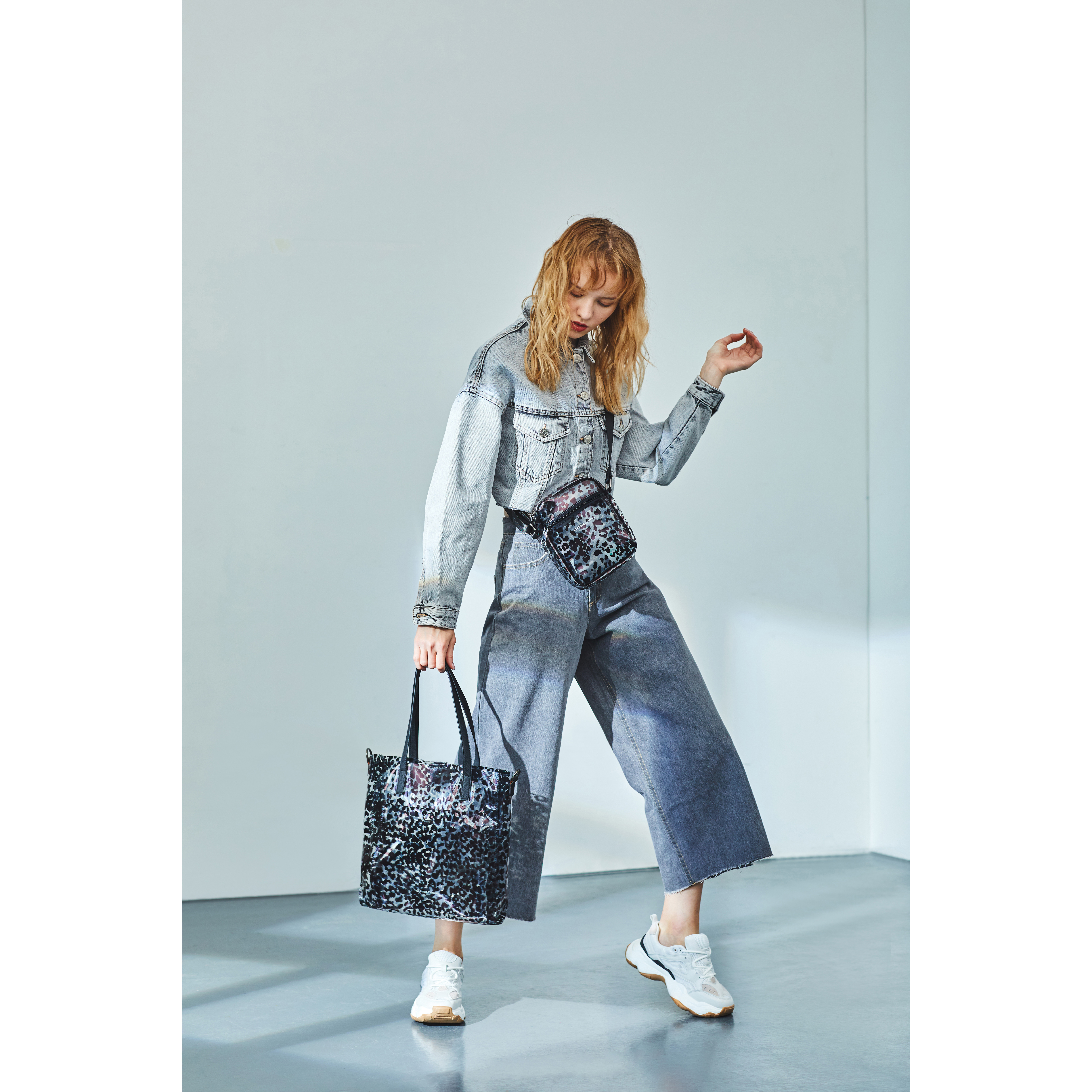 Donella Clear Twin Strap Tote and Inner