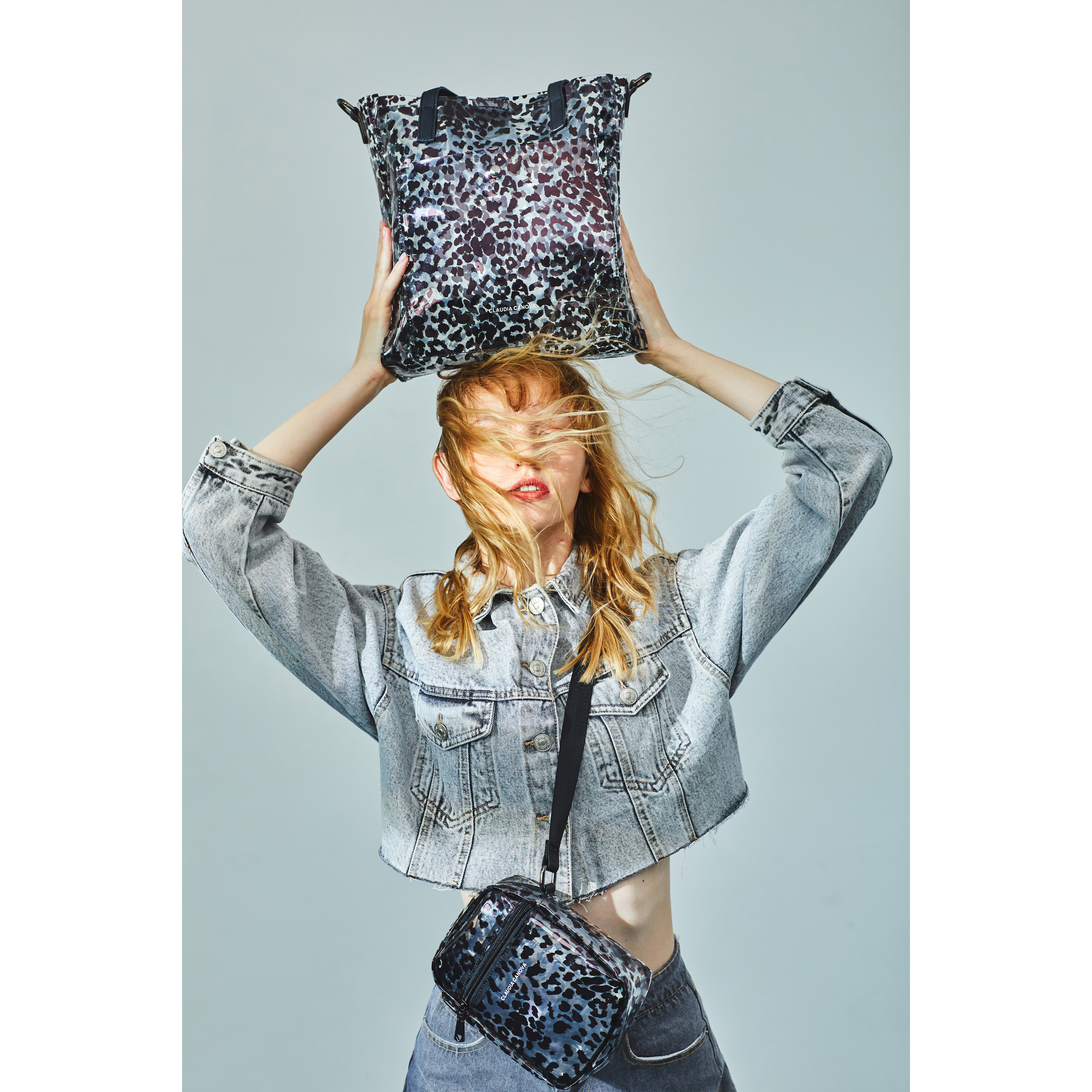 Donella Clear Twin Strap Tote and Inner