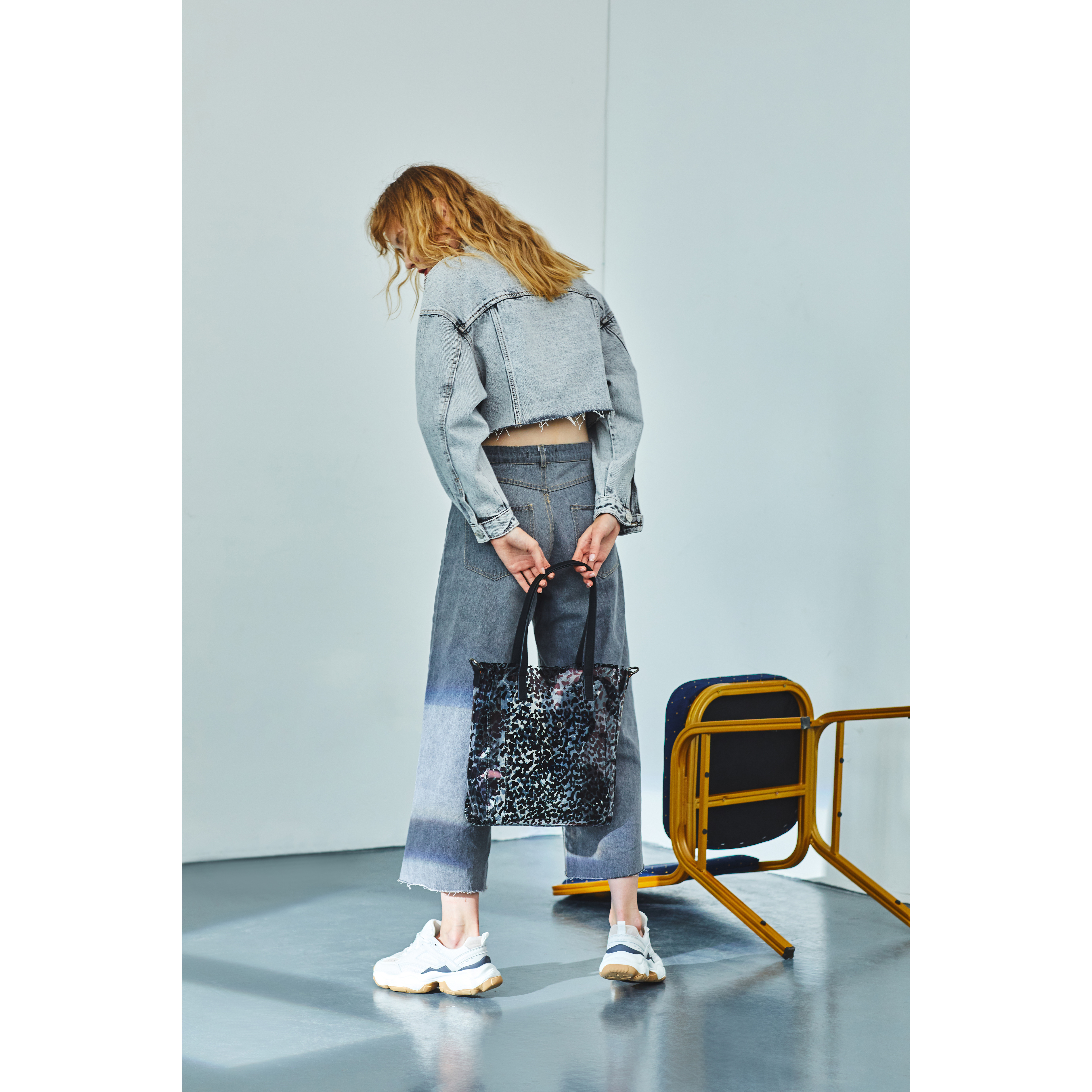 Donella Clear Twin Strap Tote and Inner