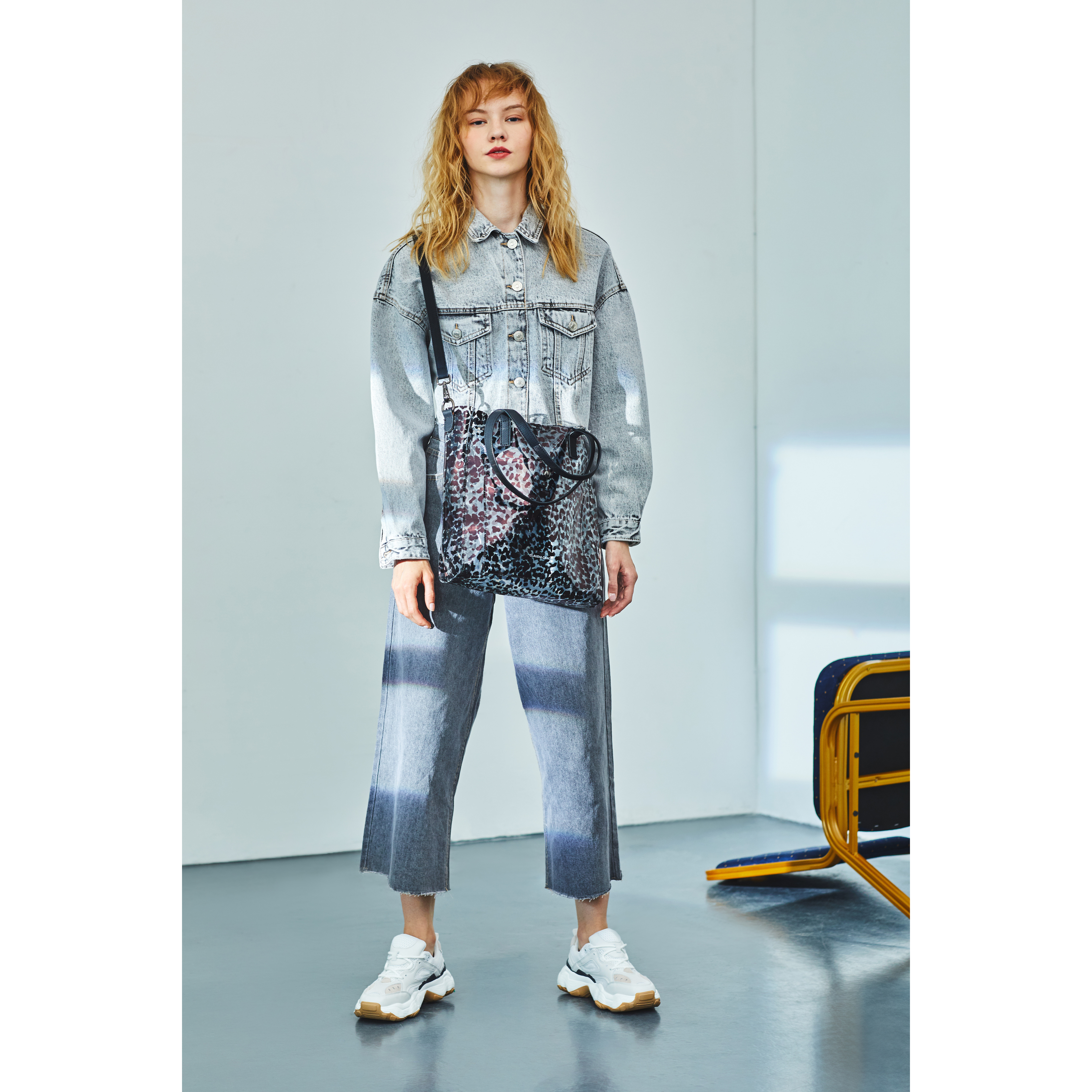 Donella Clear Twin Strap Tote and Inner