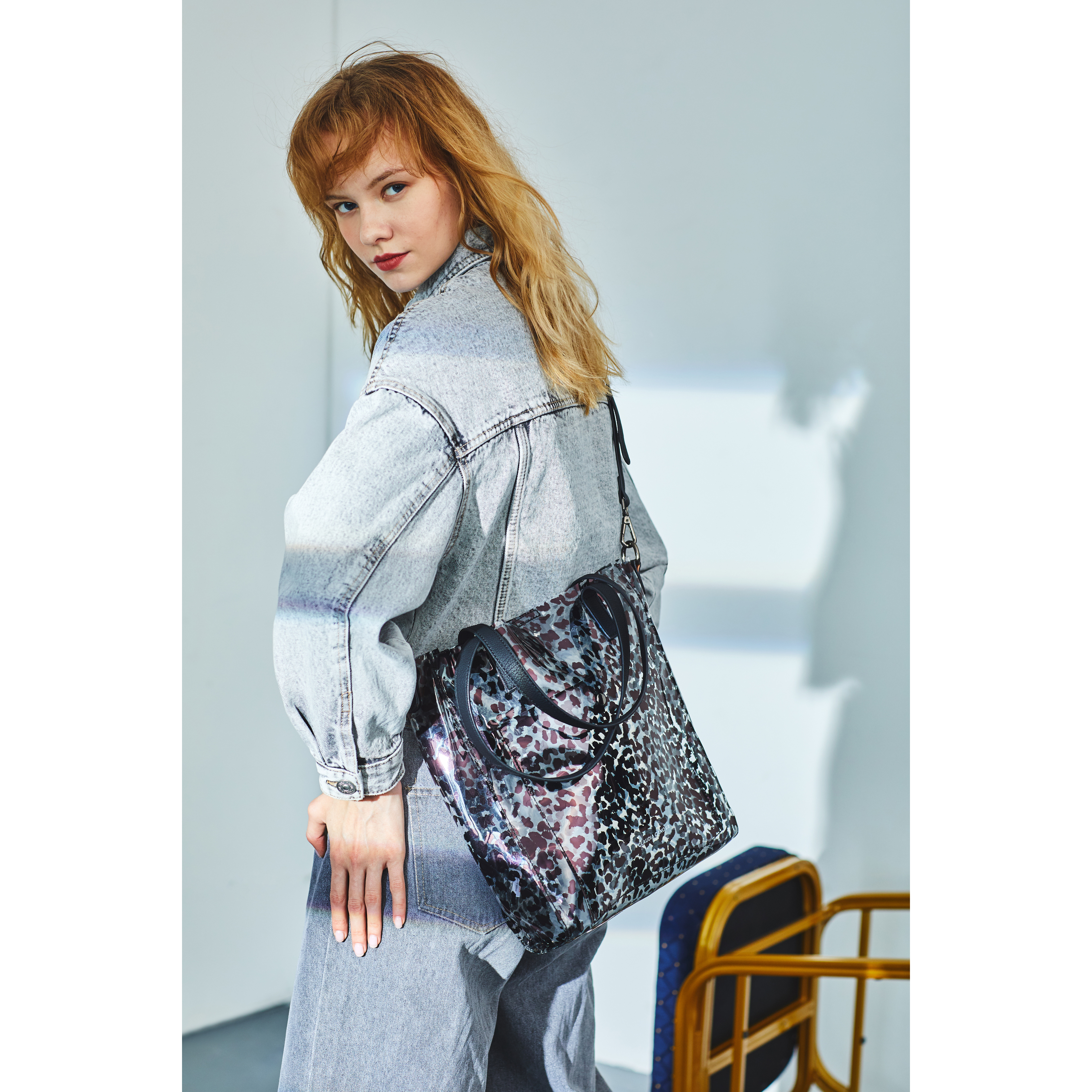 Donella Clear Twin Strap Tote and Inner