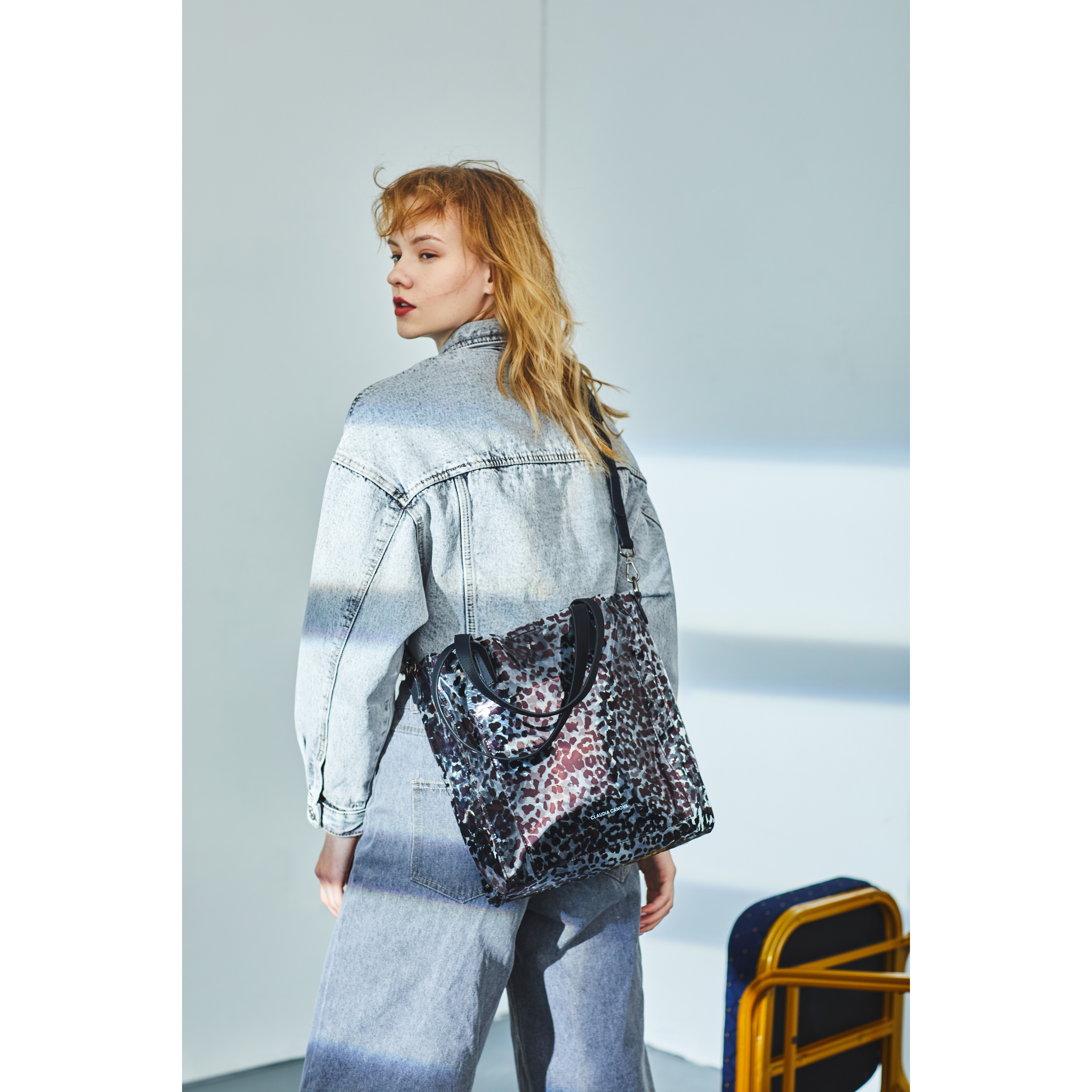 Donella Clear Twin Strap Tote and Inner