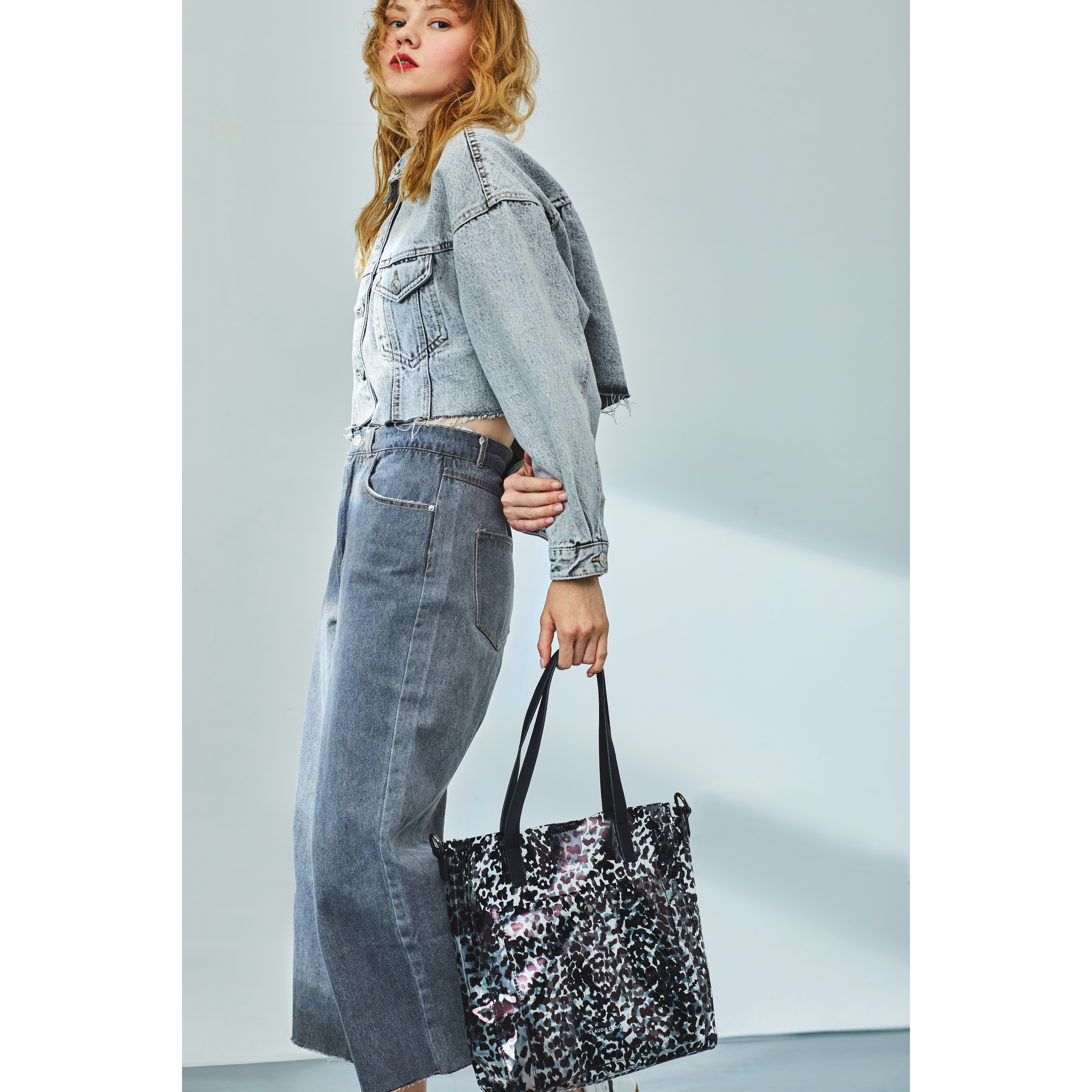 Donella Clear Twin Strap Tote and Inner