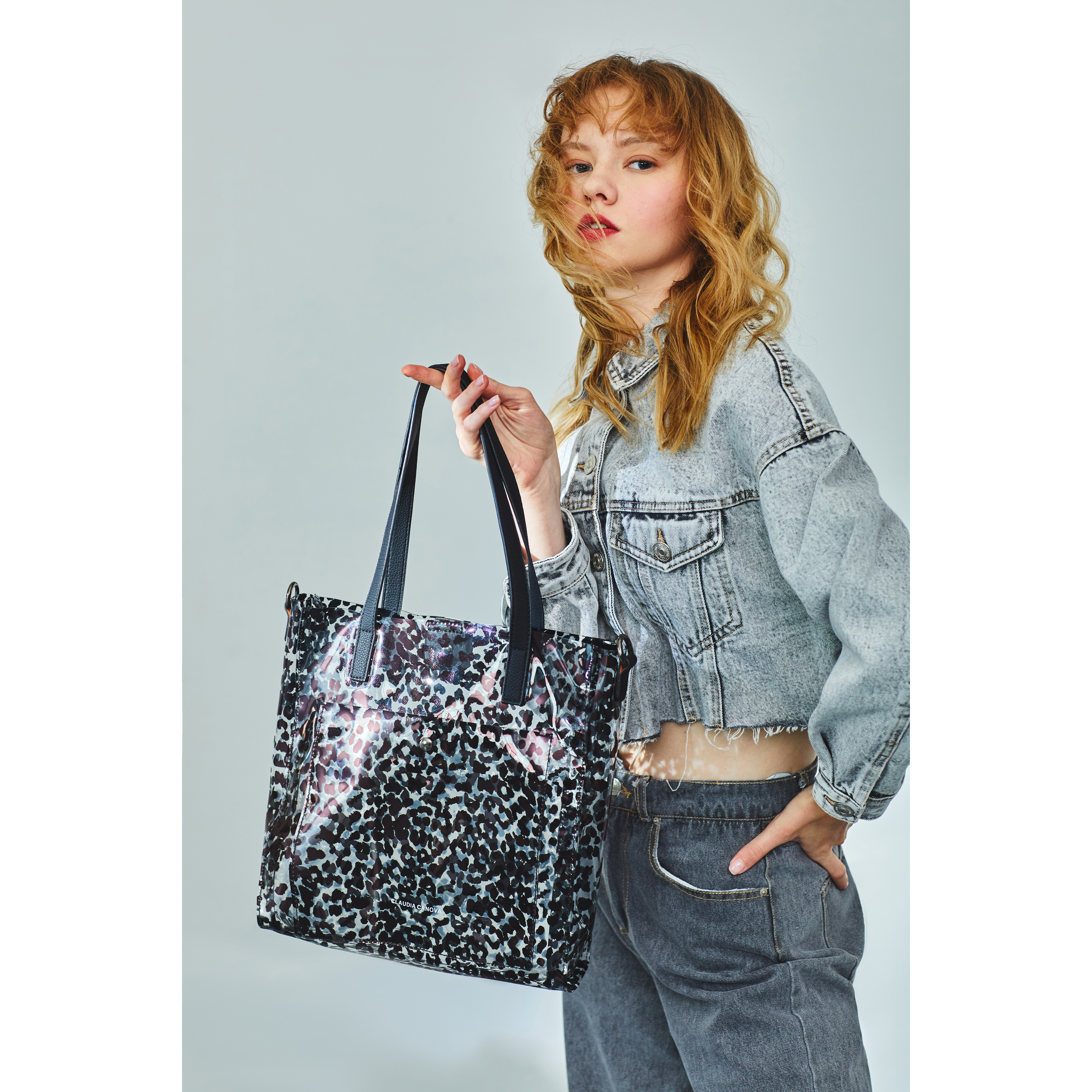 Donella Clear Twin Strap Tote and Inner