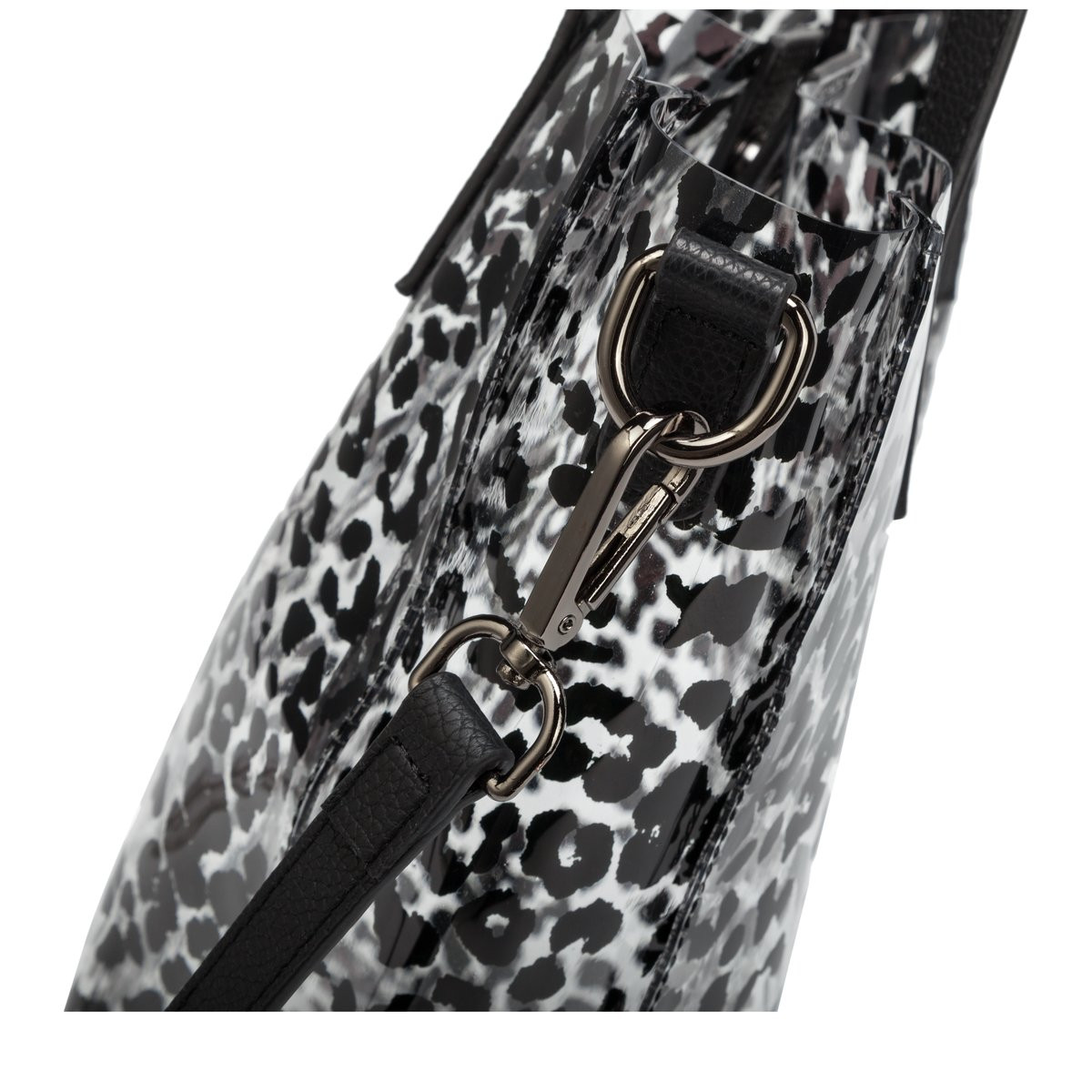 Donella Clear Twin Strap Tote and Inner