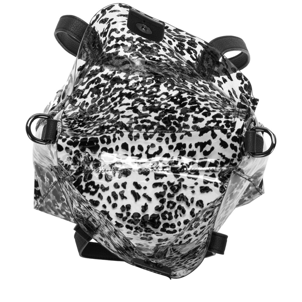 Donella Clear Twin Strap Tote and Inner