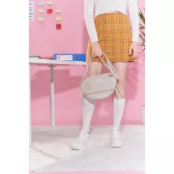 Amanta Ruched Crossbody Bag