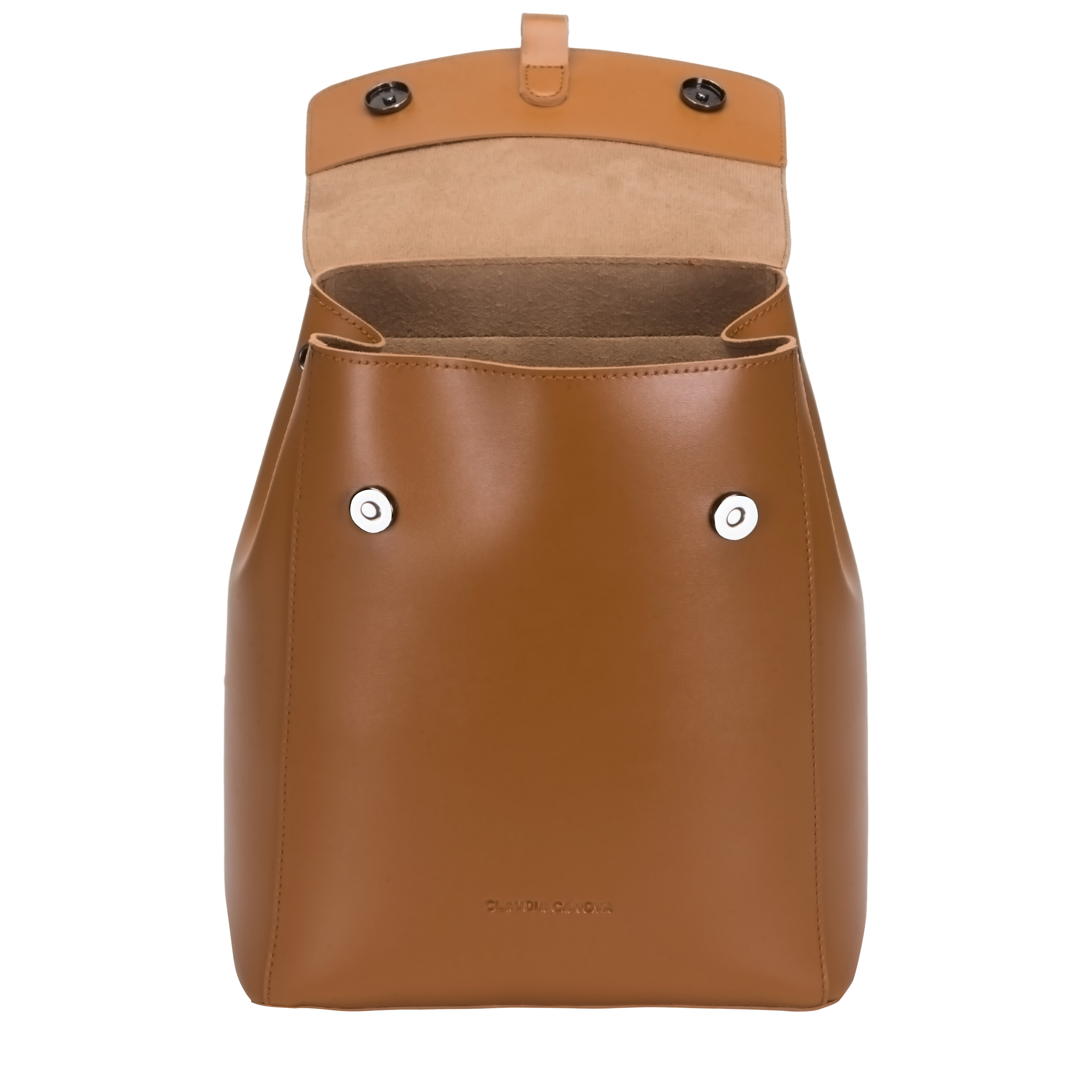 Sophia Flapover Backpack Chain Detail