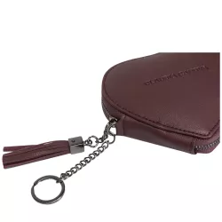 Zip Round Heart Shaped Purse