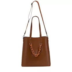 Elizabeth Twin Strap Tote Chain