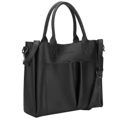 Megan Xl Front Pocketed Tote Bag