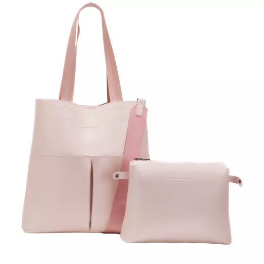 Eugenia Twin Strap Twin Pocketed Tote