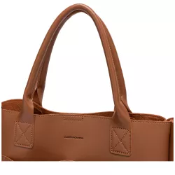 Megan Xl Front Pocketed Tote Bag